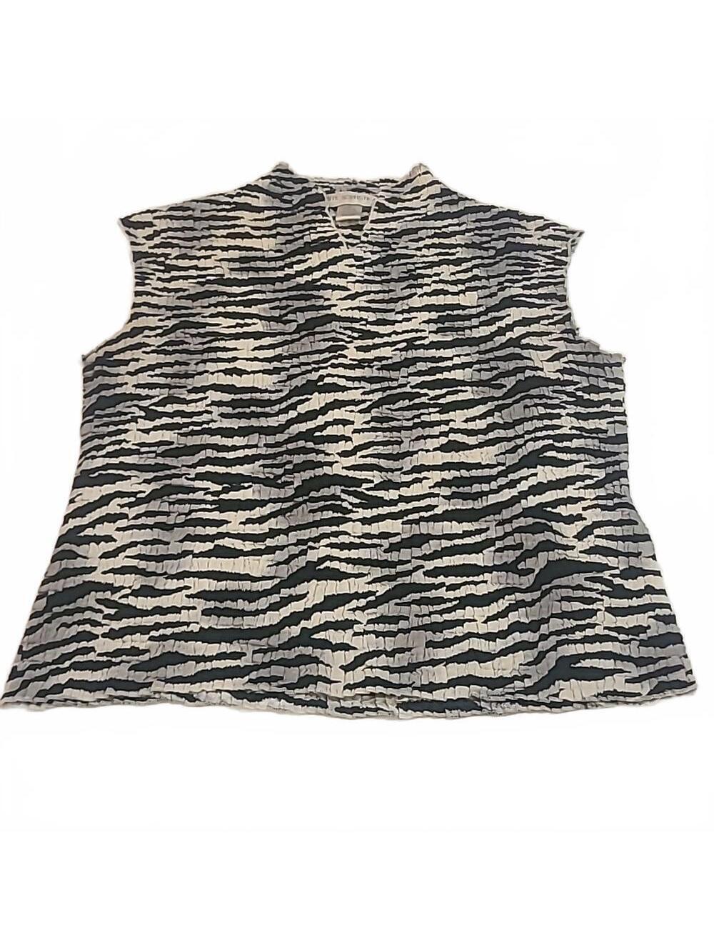 FINAL PRICE #717 Petite Sophisticate Stretch Blouse Size Small.